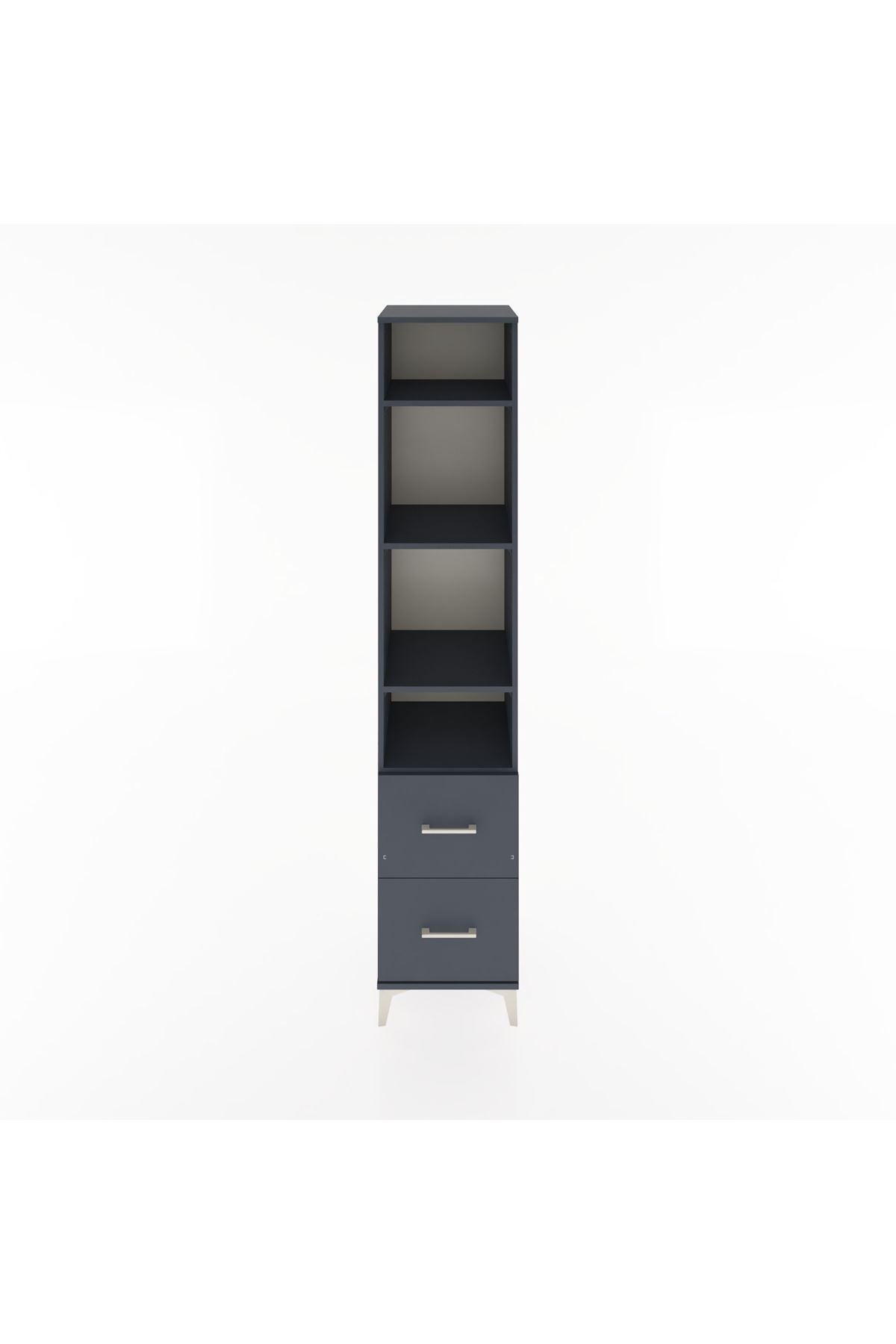 Hyperion Dolap 4 Raflı 2 Çekmeceli 44x44x221 - S61M038V5B