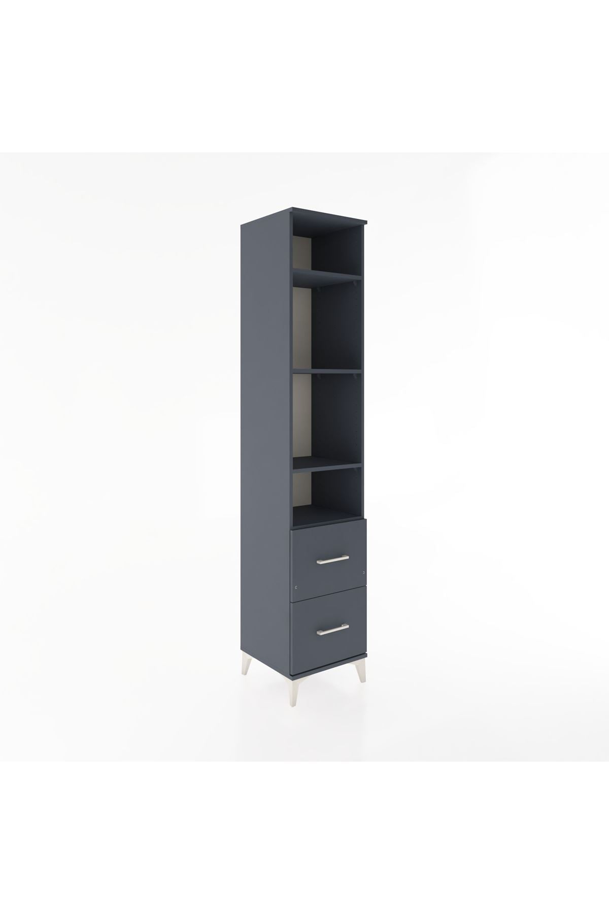 Hyperion Dolap 4 Raflı 2 Çekmeceli 44x44x221 - S61M038V5B