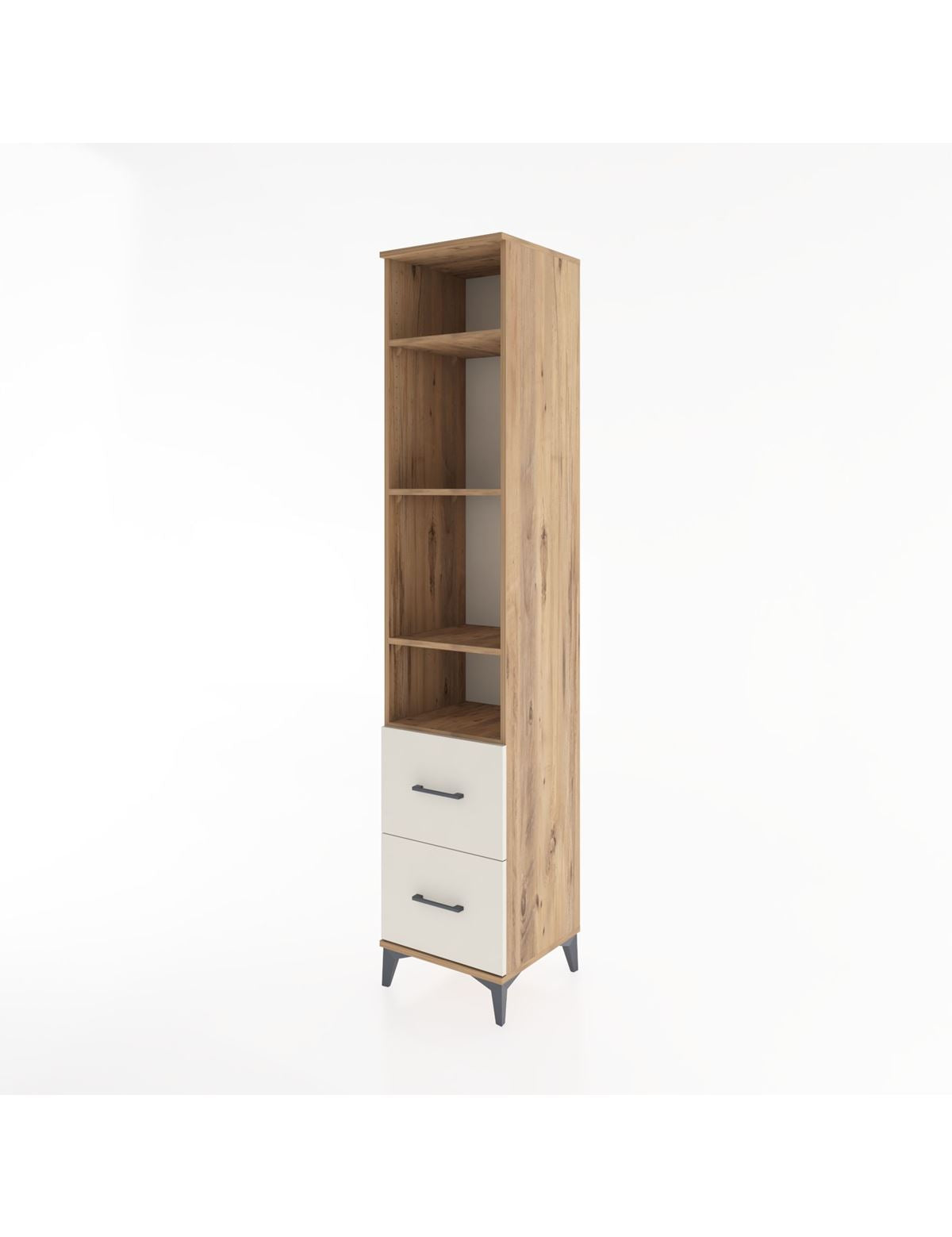 Hyperion Dolap 4 Raflı 2 Çekmeceli 44x44x221 - S61M038V7B