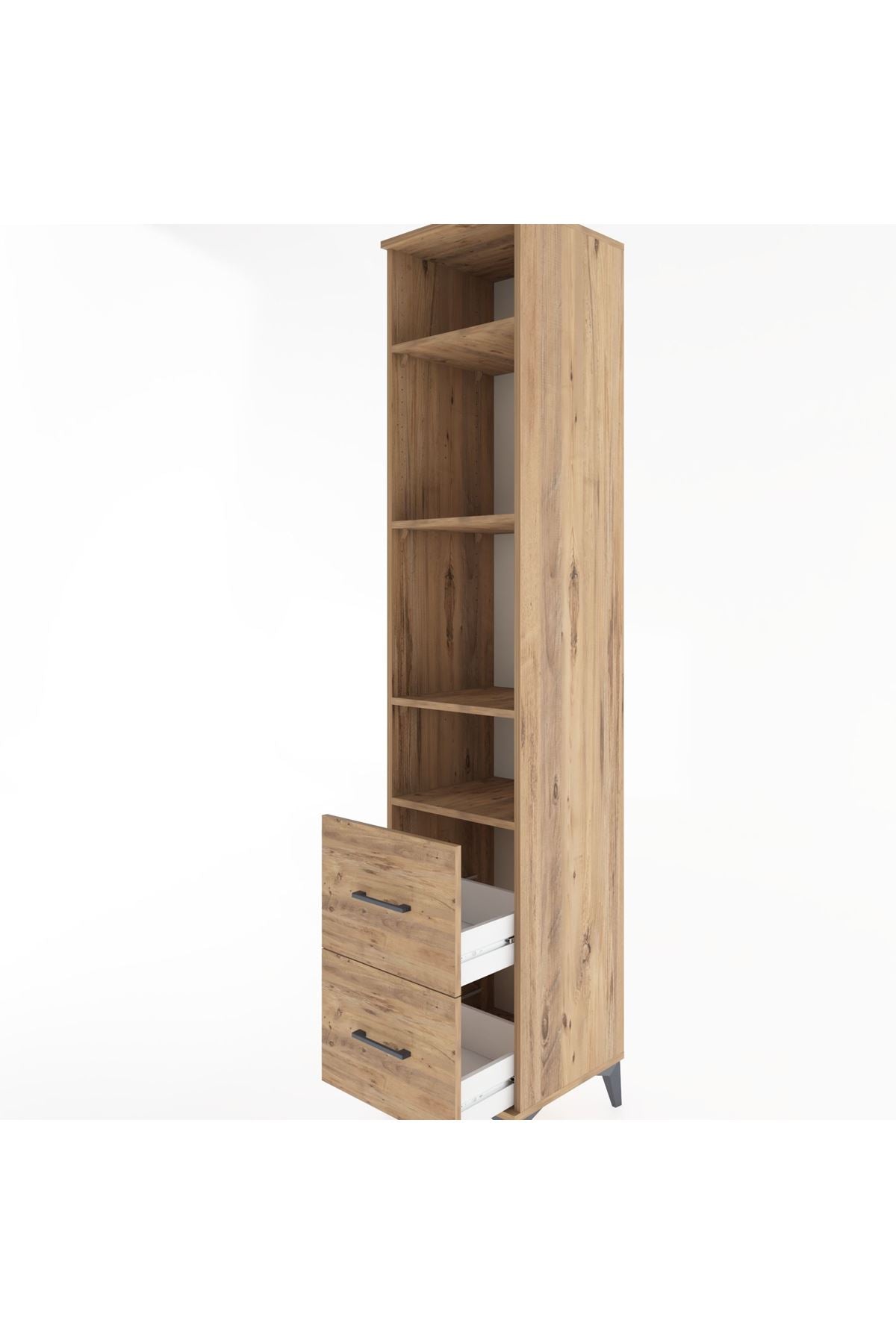 Hyperion Dolap 4 Raflı 2 Çekmeceli 44x44x221 - S61M038V9B