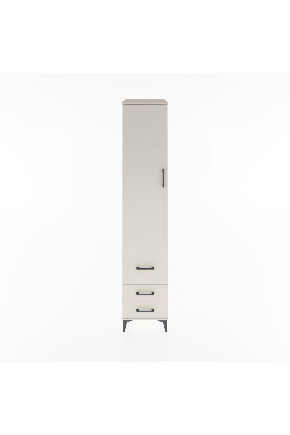 Hyperion Dolap 2 Raflı 3 Çekmeceli Tek Askılı 44x44x221 Aytaşı-Aytaşı