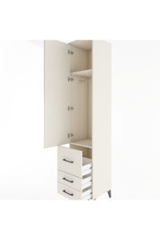 Hyperion Dolap 2 Raflı 3 Çekmeceli Tek Askılı 44x44x221 Aytaşı-Aytaşı