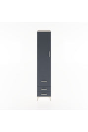 Hyperion Dolap 2 Raflı 3 Çekmeceli Tek Askılı 44x44x221 Aytaşı-Antrasit