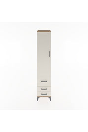 Hyperion Dolap 2 Raflı 3 Çekmeceli Tek Askılı 44x44x221 Çam-Aytaşı