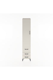 Hyperion Dolap 4 Raflı 3 Çekmeceli Tek Kapaklı 44x44x221 Aytaşı-Aytaşı