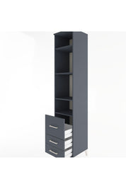 Hyperion Dolap 4 Raflı 3 Çekmeceli 44x44x221 - S61M041V5B