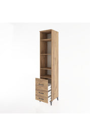 Hyperion Dolap 4 Raflı 3 Çekmeceli 44x44x221 - S61M041V9B