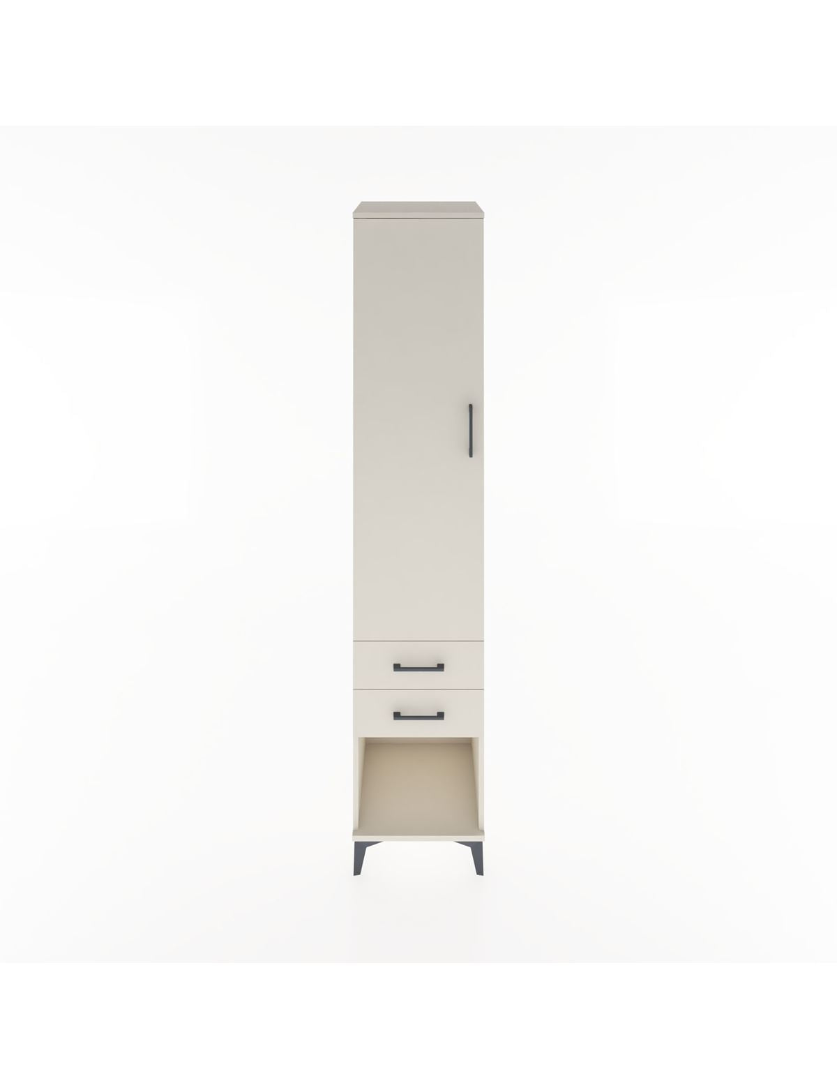 Hyperion Dolap 2 Raflı 2 Çekmeceli Tek Askılı 44x44x221 Aytaşı-Aytaşı