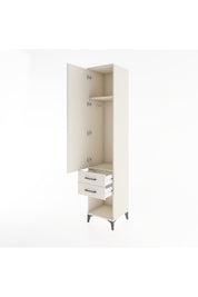 Hyperion Dolap 2 Raflı 2 Çekmeceli Tek Askılı 44x44x221 Aytaşı-Aytaşı