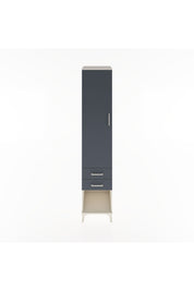 Hyperion Dolap 2 Raflı 2 Çekmeceli Tek Askılı 44x44x221 Aytaşı-Antrasit