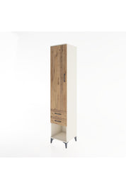 Hyperion Dolap 2 Raflı 2 Çekmeceli Tek Askılı 44x44x221 Aytaşı-Çam