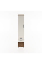 Hyperion Dolap 2 Raflı 2 Çekmeceli Tek Askılı 44x44x221 Çam-Aytaşı
