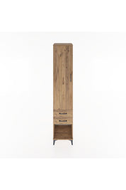 Hyperion Dolap 2 Raflı 2 Çekmeceli Tek Askılı 44x44x221 Çam-Çam