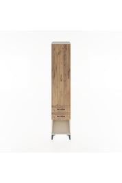 Hyperion Dolap 4 Raflı 2 Çekmeceli Tek Kapaklı 44x44x221 Aytaşı-Çam