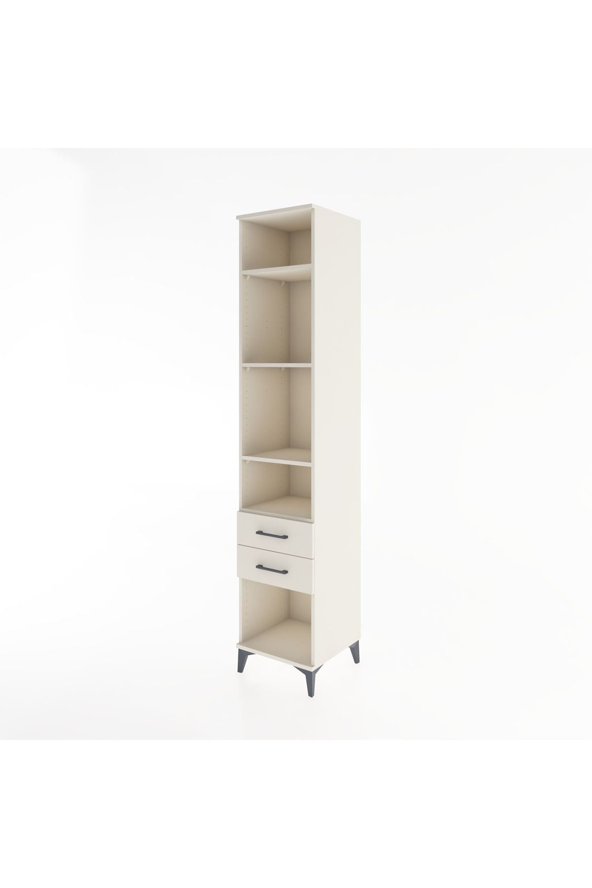 Hyperion Dolap 4 Raflı 2 Çekmeceli 44x44x221 - S61M044V1B