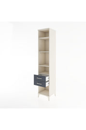 Hyperion Dolap 4 Raflı 2 Çekmeceli 44x44x221 - S61M044V2B