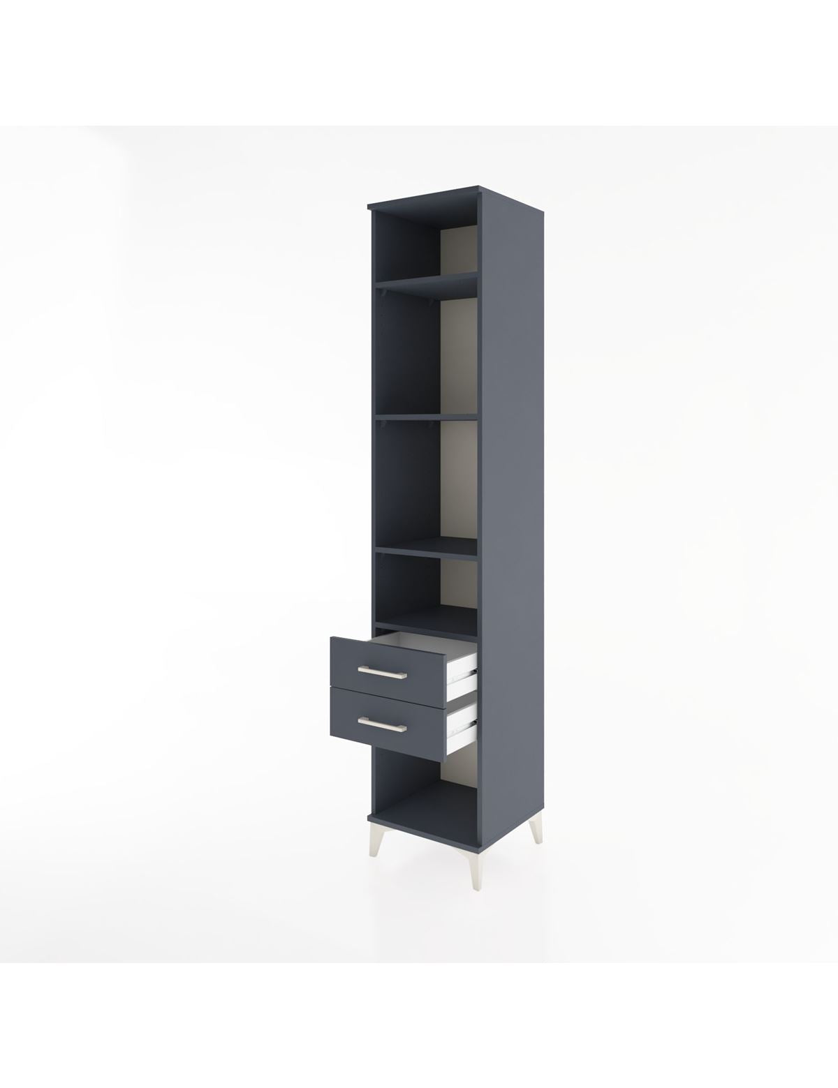 Hyperion Dolap 4 Raflı 2 Çekmeceli 44x44x221 - S61M044V5B