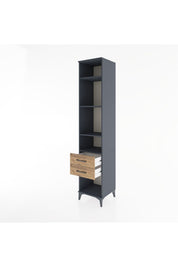 Hyperion Dolap 4 Raflı 2 Çekmeceli 44x44x221 - S61M044V6B