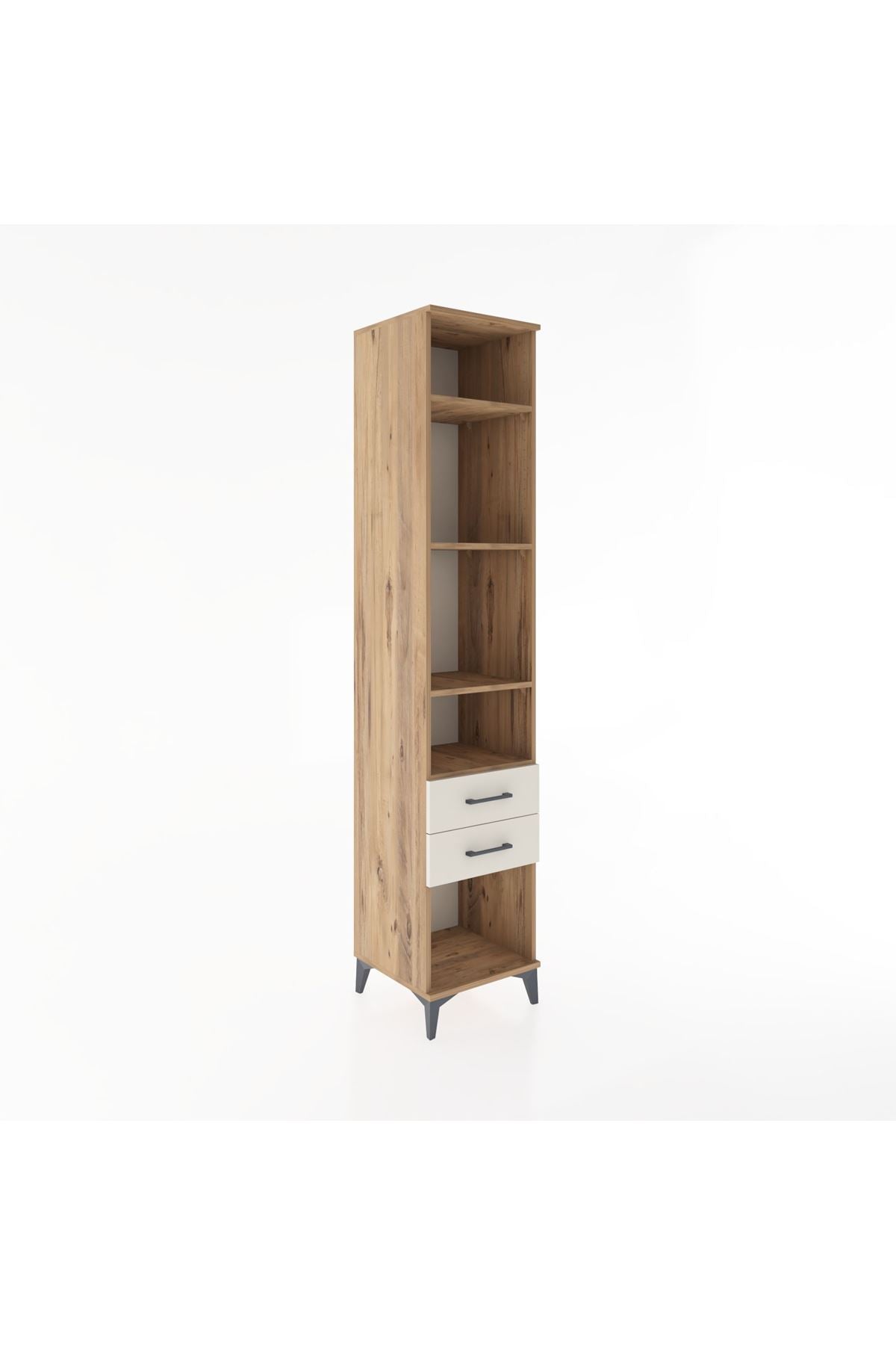 Hyperion Dolap 4 Raflı 2 Çekmeceli 44x44x221 - S61M044V7B