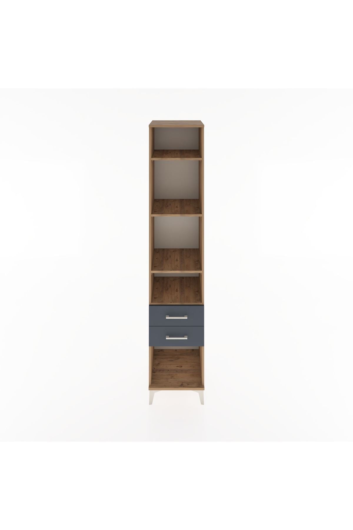 Hyperion Dolap 4 Raflı 2 Çekmeceli 44x44x221 - S61M044V8B
