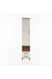 Hyperion Dolap 3 Raflı 2 Çekmeceli Tek Askılı 44x44x221 Çam-Aytaşı