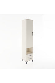 Hyperion Dolap 5 Raflı 2 Çekmeceli Tek Kapaklı 44x44x221 Aytaşı-Aytaşı