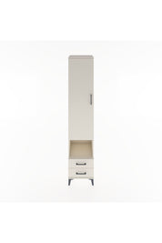 Hyperion Dolap 5 Raflı 2 Çekmeceli Tek Kapaklı 44x44x221 Aytaşı-Aytaşı