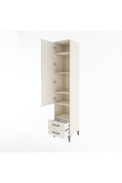 Hyperion Dolap 5 Raflı 2 Çekmeceli Tek Kapaklı 44x44x221 Aytaşı-Aytaşı