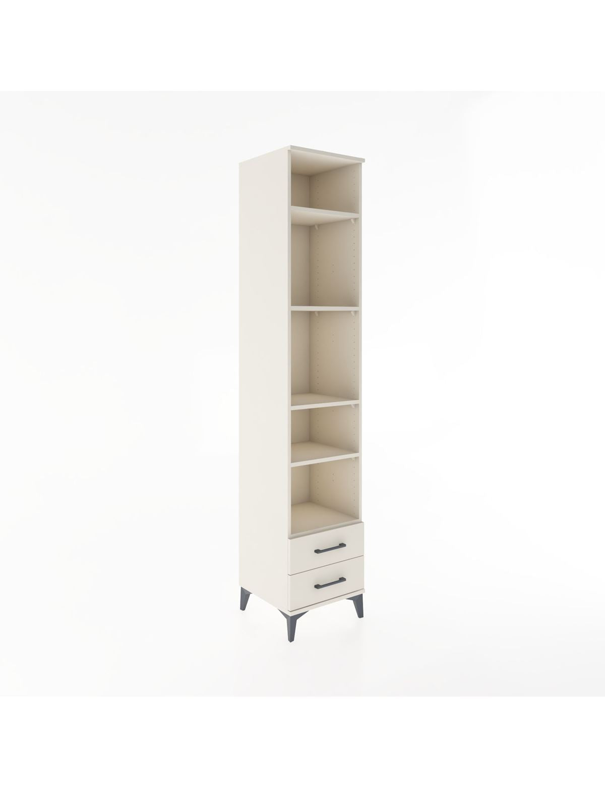 Hyperion Dolap 5 Raflı 2 Çekmeceli 44x44x221 Aytaşı-Aytaşı