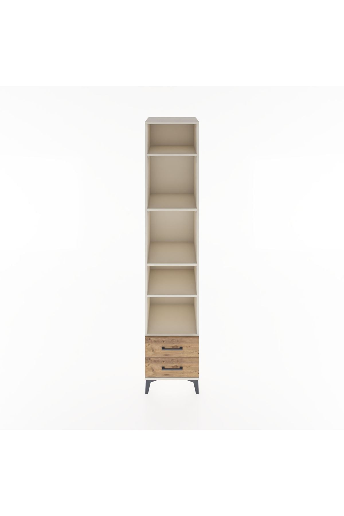 Hyperion Dolap 5 Raflı 2 Çekmeceli 44x44x221 Aytaşı-Çam