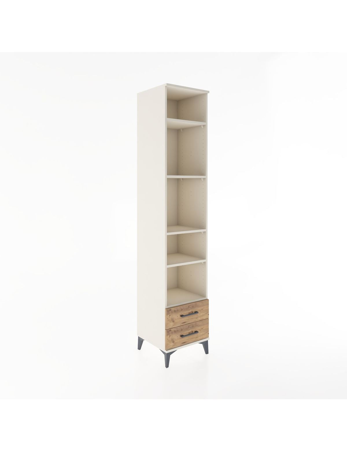 Hyperion Dolap 5 Raflı 2 Çekmeceli 44x44x221 Aytaşı-Çam