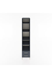 Hyperion Dolap 5 Raflı 2 Çekmeceli 44x44x221 Antrasit-Antrasit