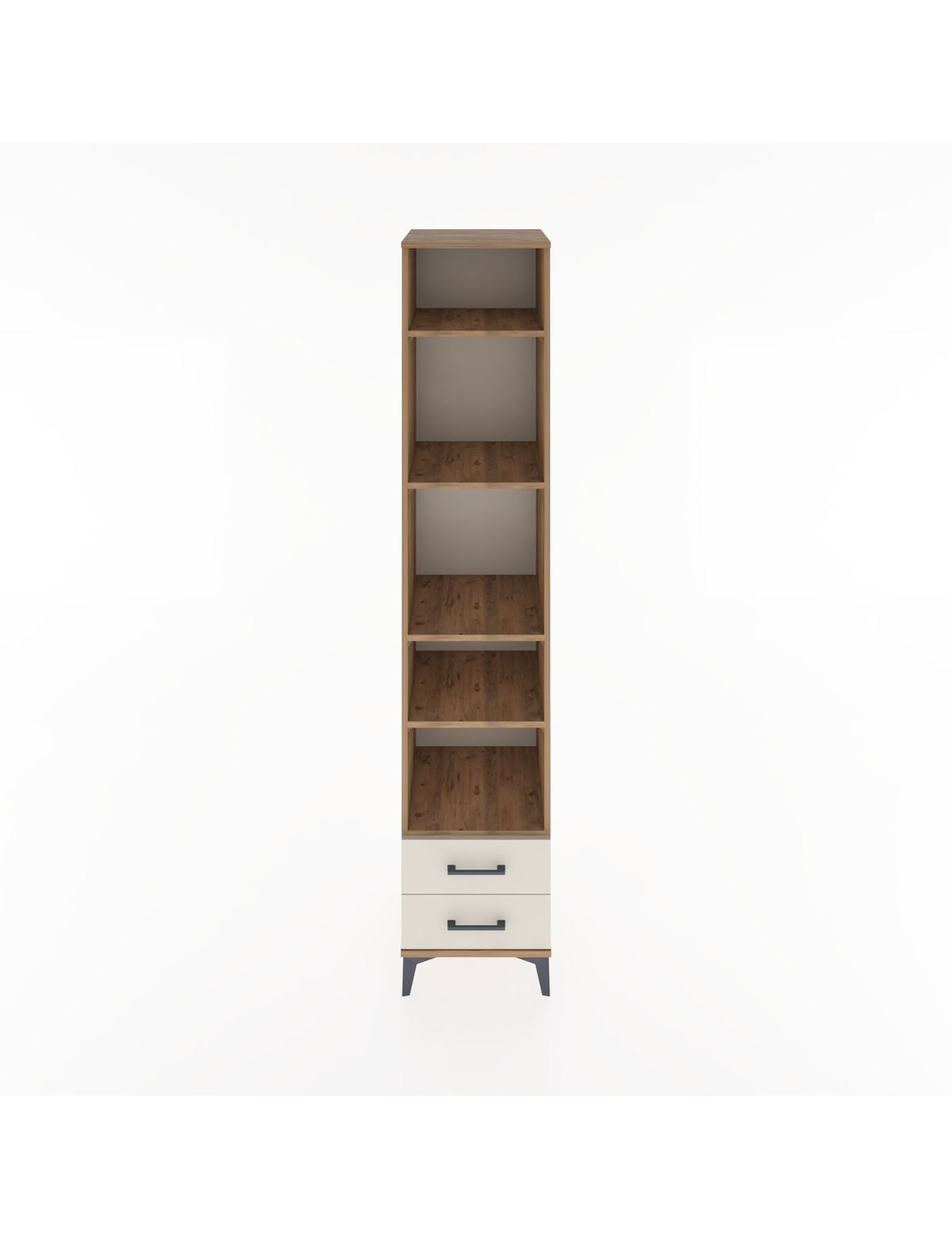 Hyperion Dolap 5 Raflı 2 Çekmeceli 44x44x221 Çam-Aytaşı