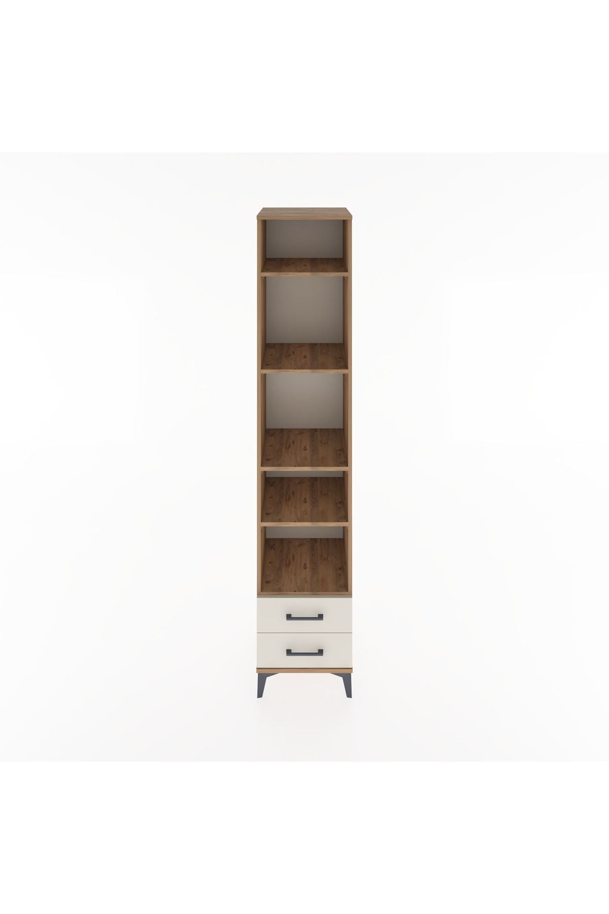 Hyperion Dolap 5 Raflı 2 Çekmeceli 44x44x221 Çam-Aytaşı