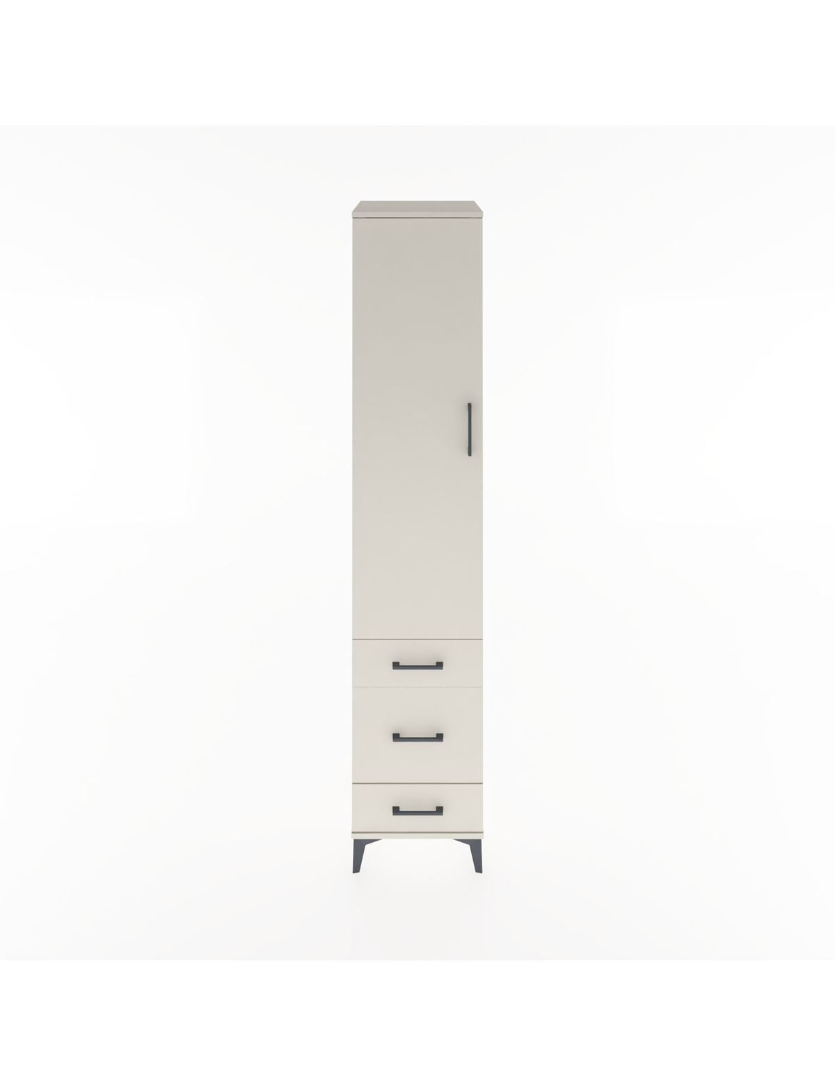 Hyperion Dolap 2 Raflı 3 Çekmeceli Tek Askılı 44x44x221 Aytaşı-Aytaşı