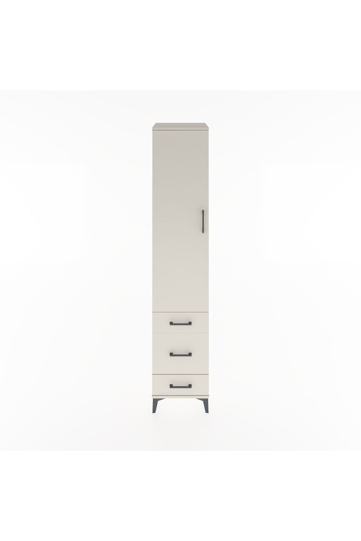 Hyperion Dolap 2 Raflı 3 Çekmeceli Tek Askılı 44x44x221 Aytaşı-Aytaşı