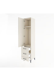 Hyperion Dolap 2 Raflı 3 Çekmeceli Tek Askılı 44x44x221 Aytaşı-Aytaşı