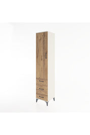 Hyperion Dolap 2 Raflı 3 Çekmeceli Tek Askılı 44x44x221 Aytaşı-Çam