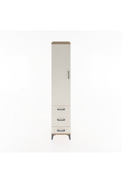 Hyperion Dolap 2 Raflı 3 Çekmeceli Tek Askılı 44x44x221 Çam-Aytaşı