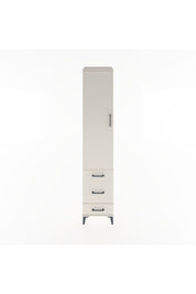 Hyperion Dolap 4 Raflı 3 Çekmeceli Tek Kapaklı 44x44x221 Aytaşı-Aytaşı