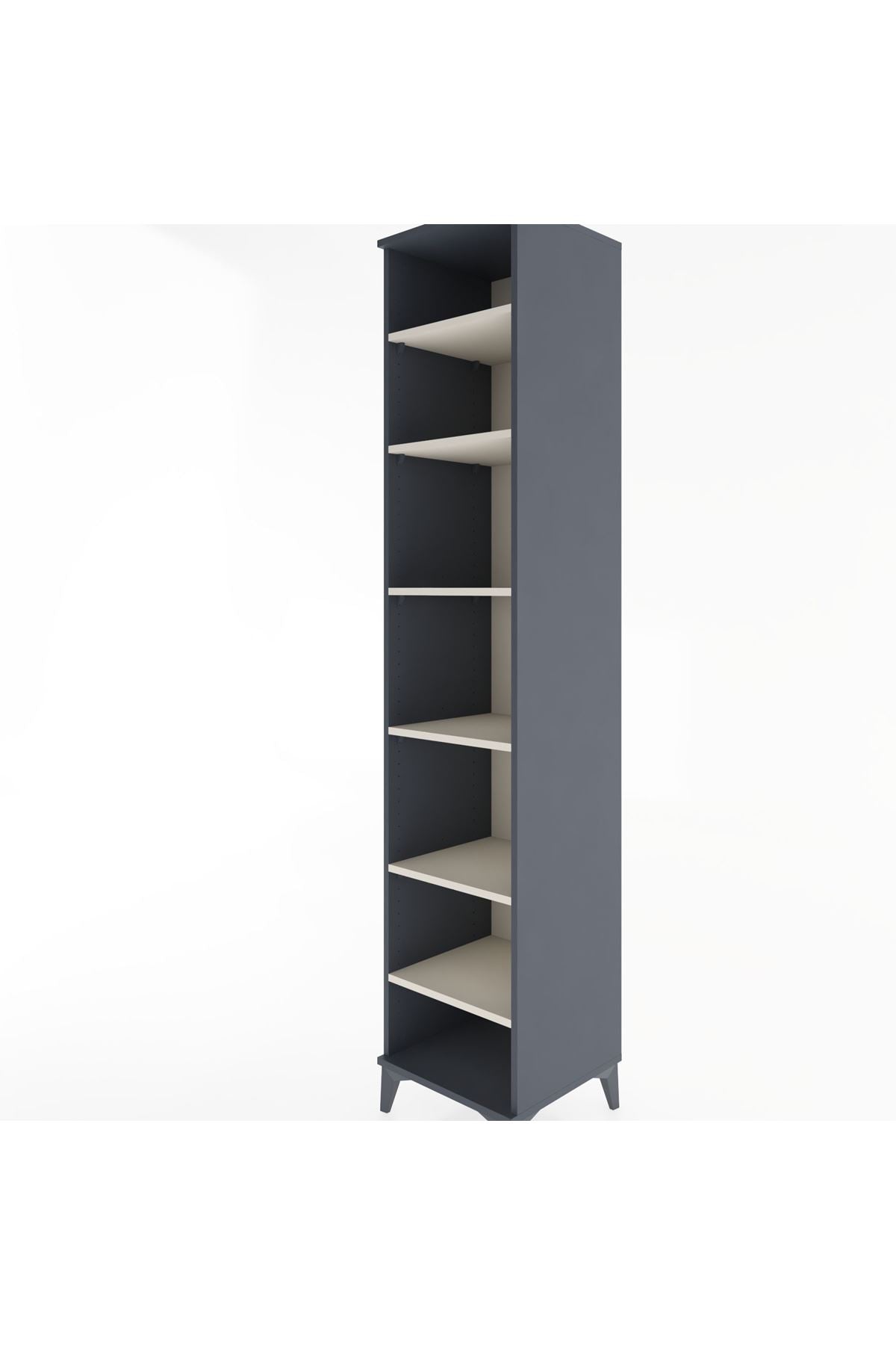 Hyperion Dolap 6 Raflı 44x44x221 Antrasit-Aytaşı