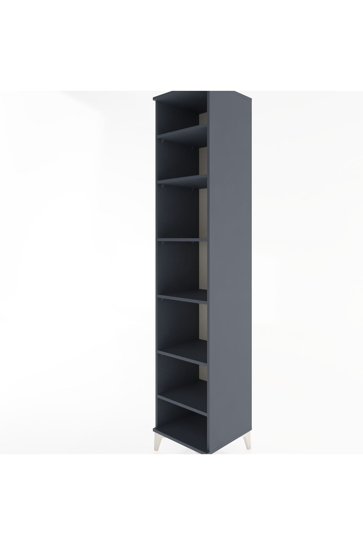 Hyperion Dolap 6 Raflı 44x44x221 Antrasit-Antrasit