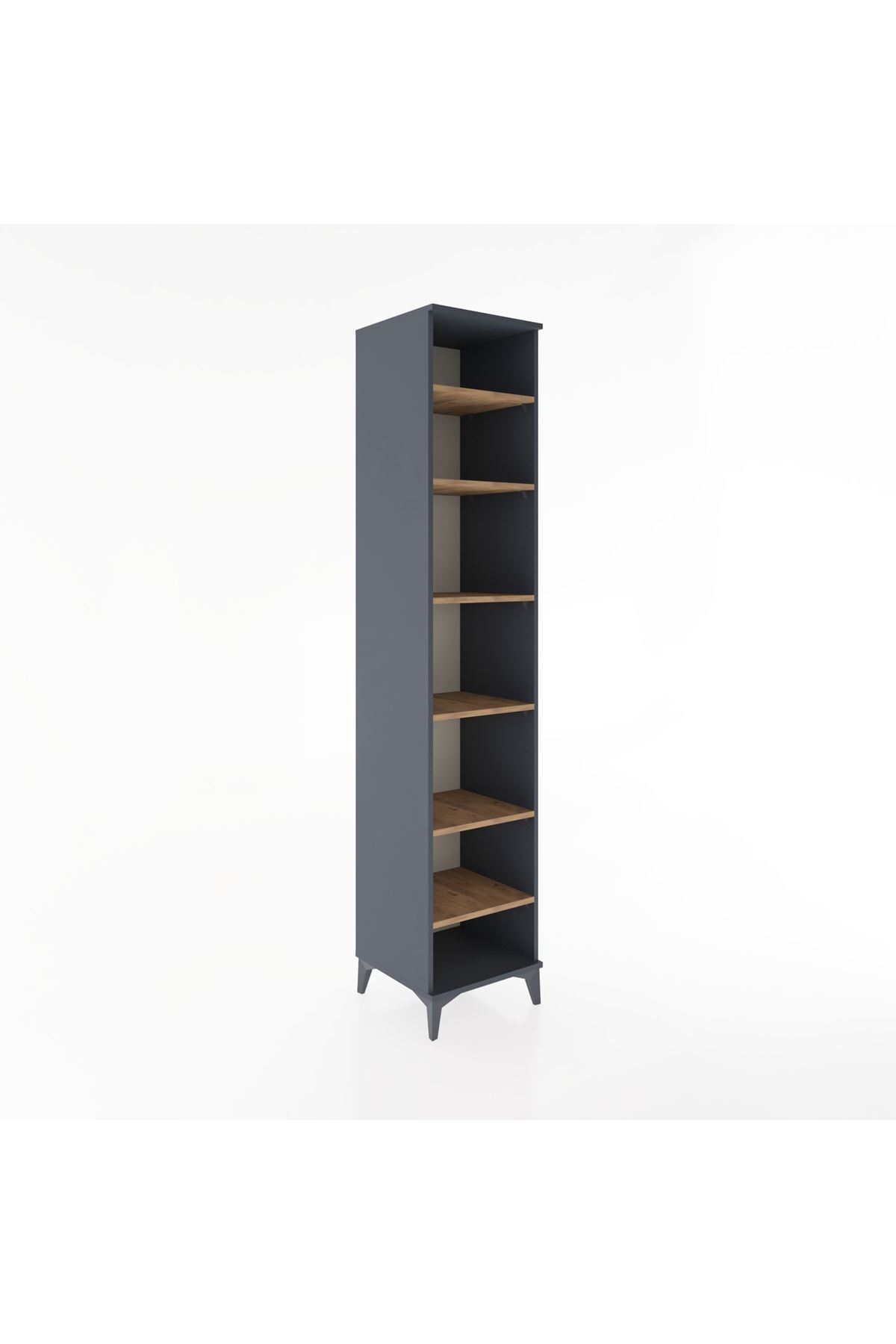 Hyperion Dolap 6 Raflı 44x44x221 Antrasit-Çam