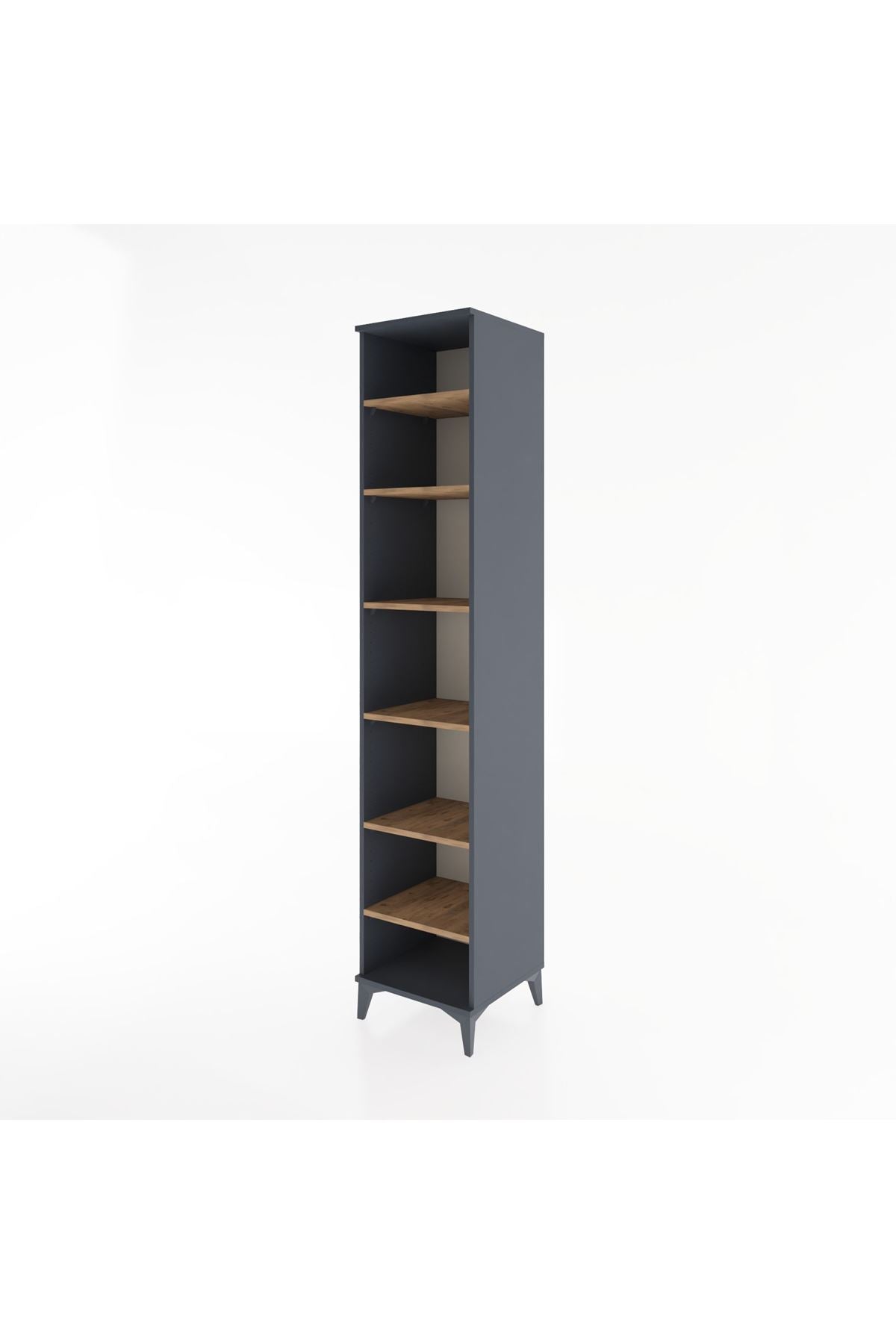 Hyperion Dolap 6 Raflı 44x44x221 Antrasit-Çam