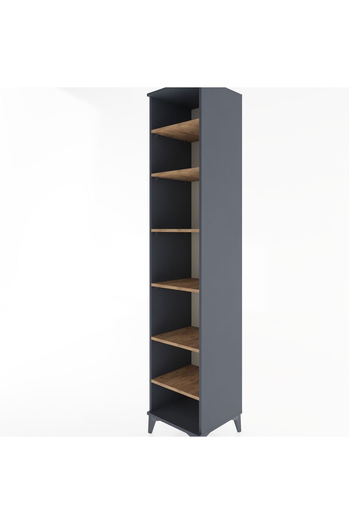 Hyperion Dolap 6 Raflı 44x44x221 Antrasit-Çam