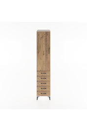 Hyperion Dolap 2 Raflı 5 Çekmeceli Tek Askılı 44x44x221 Aytaşı-Çam