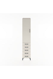 Hyperion Dolap 3 Raflı 5 Çekmeceli Tek Kapaklı 44x44x221 Aytaşı-Aytaşı