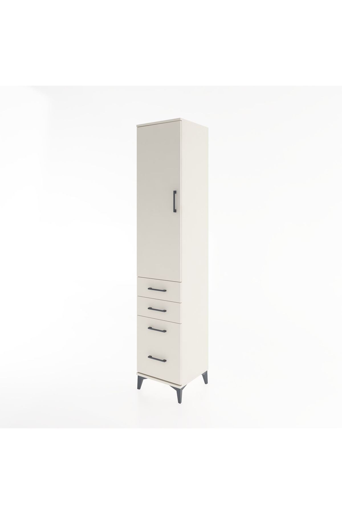 Hyperion Dolap 2 Raflı 4 Çekmeceli Tek Askılı 44x44x221 Aytaşı-Aytaşı