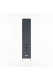 Hyperion Dolap 2 Raflı 4 Çekmeceli Tek Askılı 44x44x221 Aytaşı-Antrasit