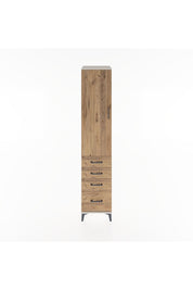 Hyperion Dolap 2 Raflı 4 Çekmeceli Tek Askılı 44x44x221 Aytaşı-Çam